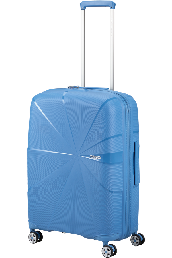 American Tourister Starvibe Spinner Expandable TSA 67cm Tranquil Blue