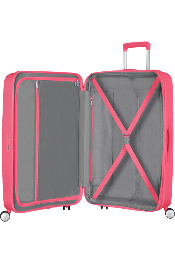 American Tourister Soundbox Spinner Expandable 67cm  Hot Pink