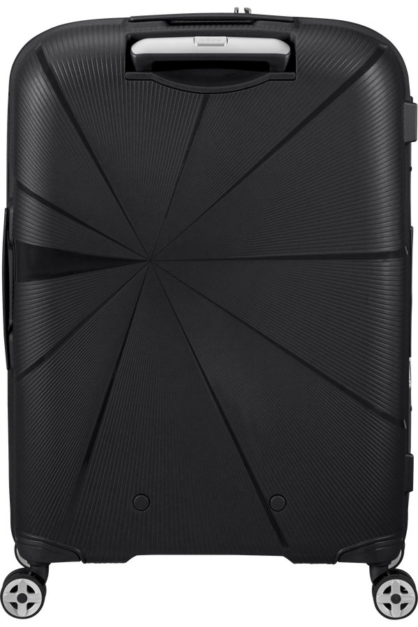 American Tourister Starvibe Spinner Expandable TSA 67cm Black American Tourister Starvibe Spinner Expandable TSA 67cm Black