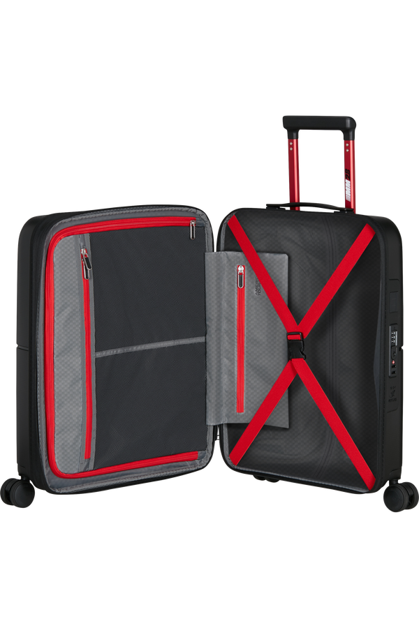 Dashpop Disney 55cm Cabin luggage | American Tourister Dashpop Disney Spinner Expandable TSA Disney 55cm  Racing Mickey