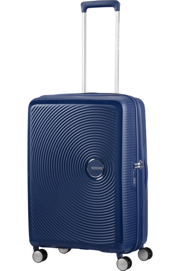 American Tourister Soundbox Spinner Expandable 67cm Midnight Navy American Tourister Soundbox Spinner Expandable 67cm Midnight Navy