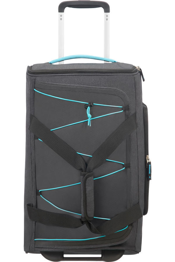 American Tourister Road Quest Duffle with Wheels 55/20  Graphite/Turquoise