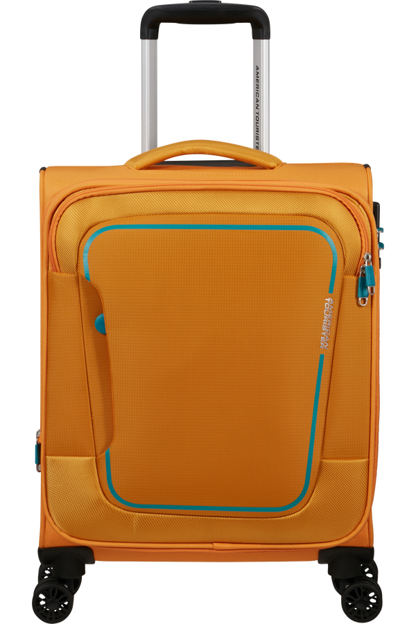 American Tourister Pulsonic Spinner Expandable 55cm  Sunset Yellow