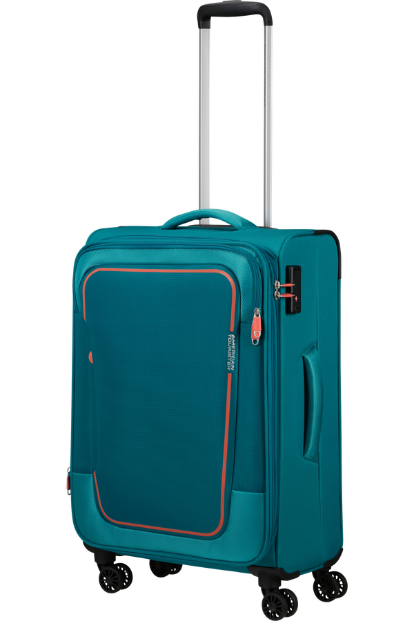 American Tourister Pulsonic Spinner Expandable 68cm  Stone Teal