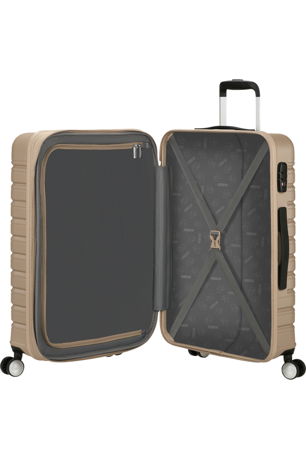 American Tourister Flashline Spinner 67/24 EXP TSA  Ivory gold