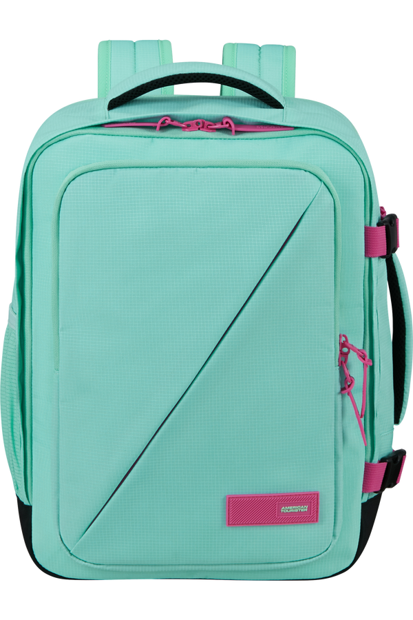 American Tourister Take2cabin Casual Backpack MS  Jelly Mint/Electric Fuchsia