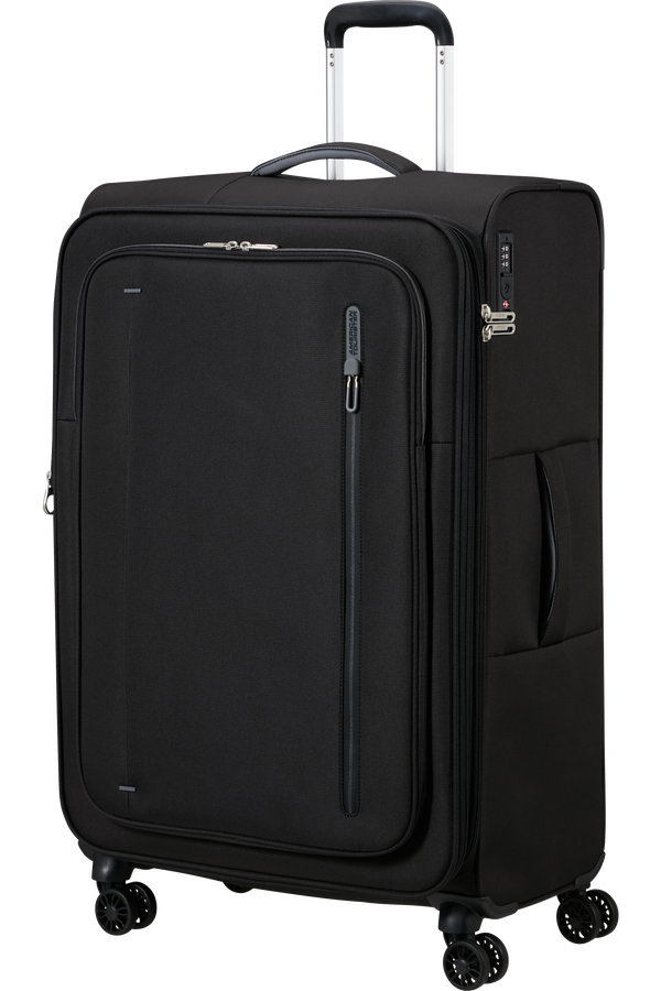 American Tourister Cloudrider Spinner EXP TSA L  Jet Black