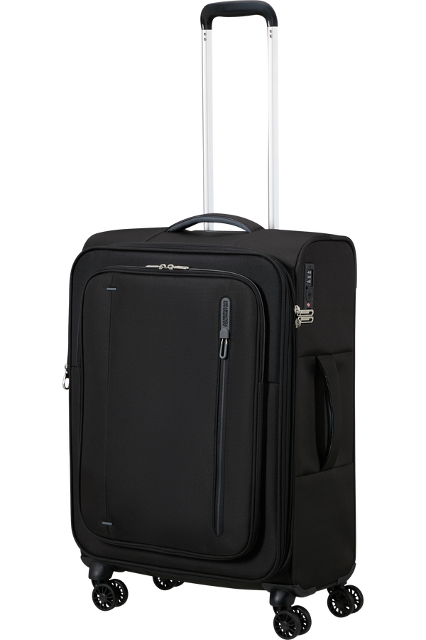 American Tourister Cloudrider Spinner EXP TSA M  Jet Black