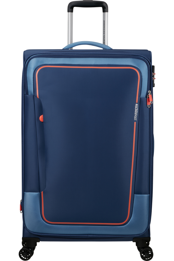 American Tourister Pulsonic Spinner Expandable 81cm  Combat Navy