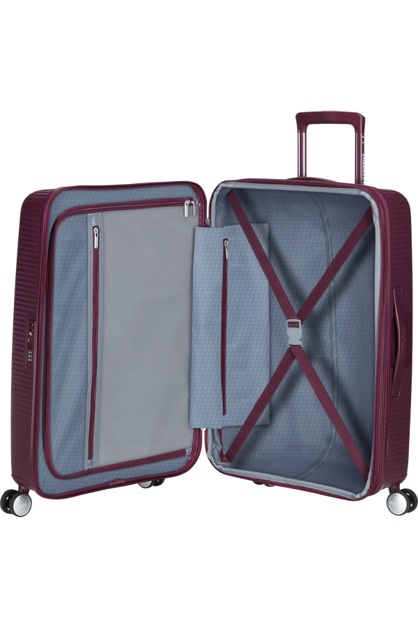 American Tourister SoundBox Spinner TSA Expandable 67cm  Wild Cherry