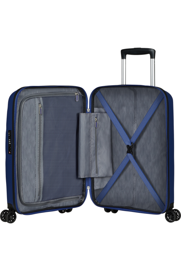 American Tourister Bon Air Dlx Spinner TSA 55cm  Midnight Navy American Tourister Bon Air Dlx Spinner TSA 55cm  Midnight Navy