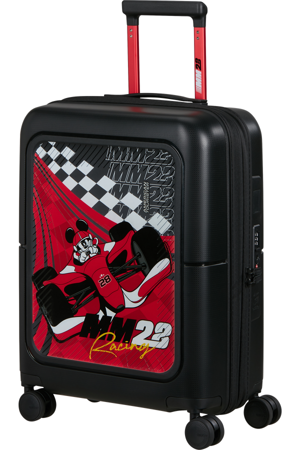Dashpop Disney 55cm Cabin luggage | American Tourister Dashpop Disney Spinner Expandable TSA Disney 55cm  Racing Mickey