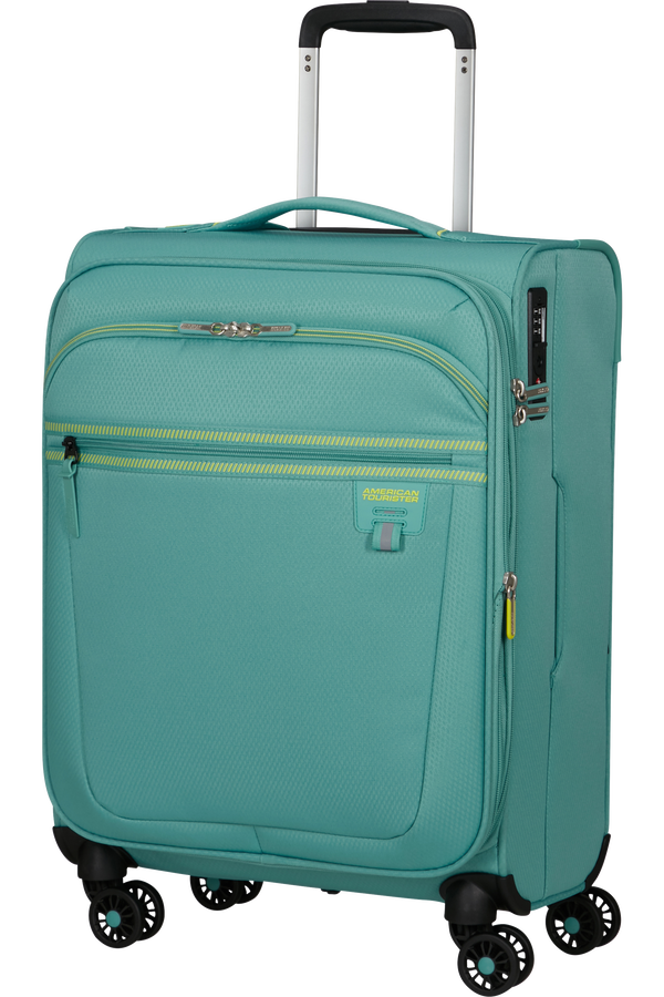American Tourister Aerospin Spinner Expandable S  Dusty Turquoise