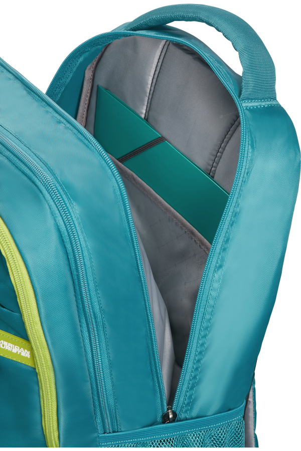 American Tourister Urban Groove Sportive Backpack  Light Blue/Lime
