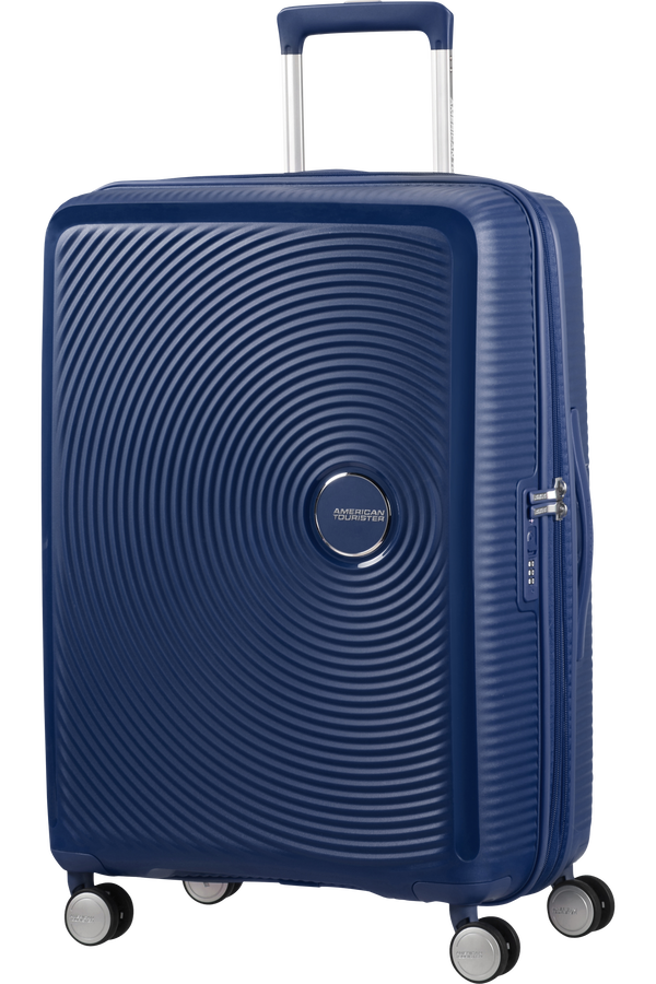 American Tourister Soundbox Spinner Expandable 67cm Midnight Navy American Tourister Soundbox Spinner Expandable 67cm Midnight Navy
