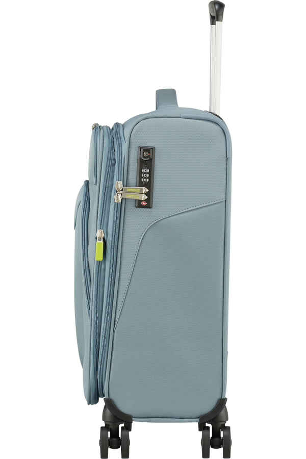 American Tourister Summerfunk Spinner Exp TSA 55cm  Metal Grey American Tourister Summerfunk Spinner Exp TSA 55cm  Metal Grey