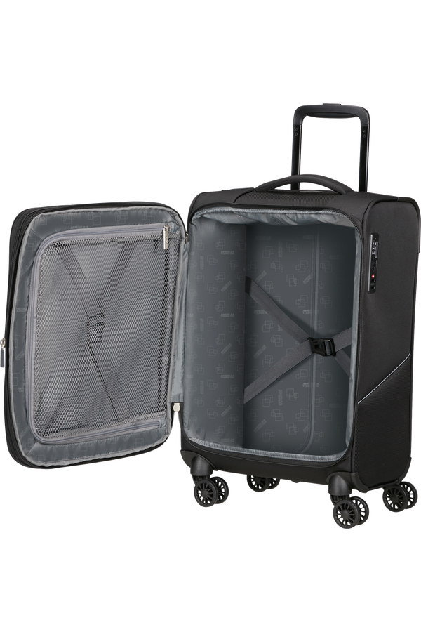 American Tourister SummerRide Spinner Expandable TSA 55cm L35  Black