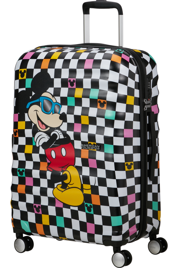 American Tourister Disney Wavebreaker Spinner TSA Disney Fl 67cm  Mickey Check