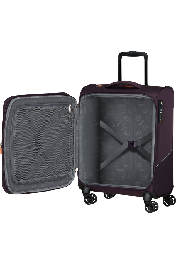 American Tourister SummerRide Spinner S EXP TSA 55cm  Dark Plum