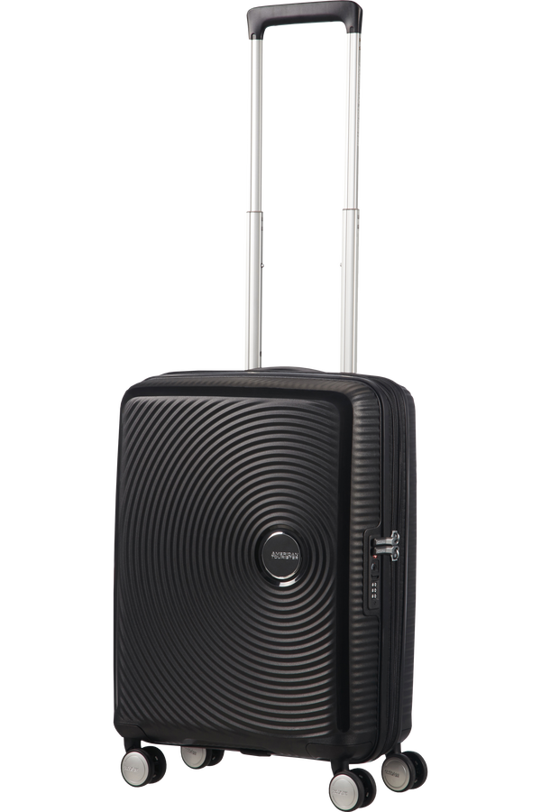 American Tourister Soundbox Spinner Expandable 55cm Bass Black American Tourister Soundbox Spinner Expandable 55cm Bass Black