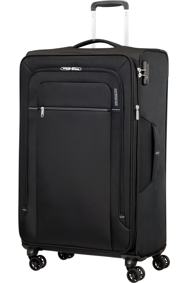 American Tourister Crosstrack Spinner Expandable 79cm  Black/Grey