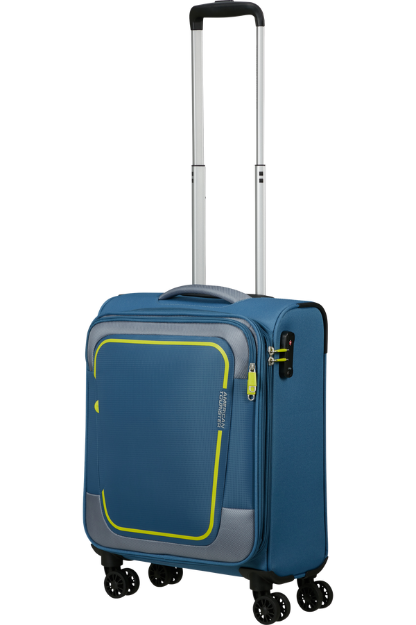 American Tourister Pulsonic Spinner Expandable 55 cm  Coronet Blue