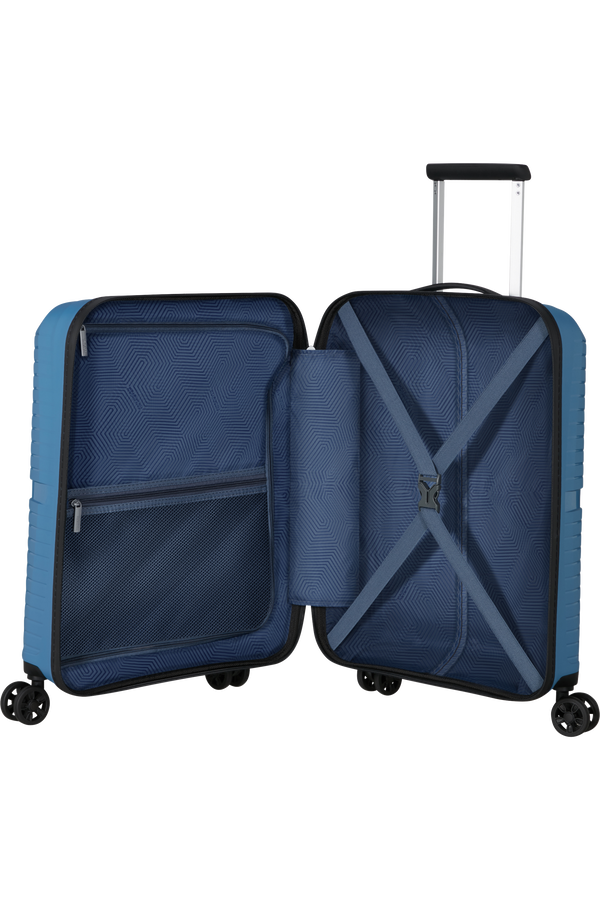 American Tourister Airconic Spinner Frontloader 15.6' 55cm  Coronet Blue/Lime