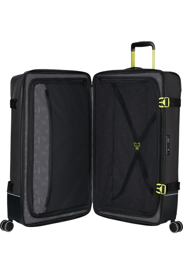 American Tourister Urban Track Spinner L TSA Coated 79cm  Black/Lime