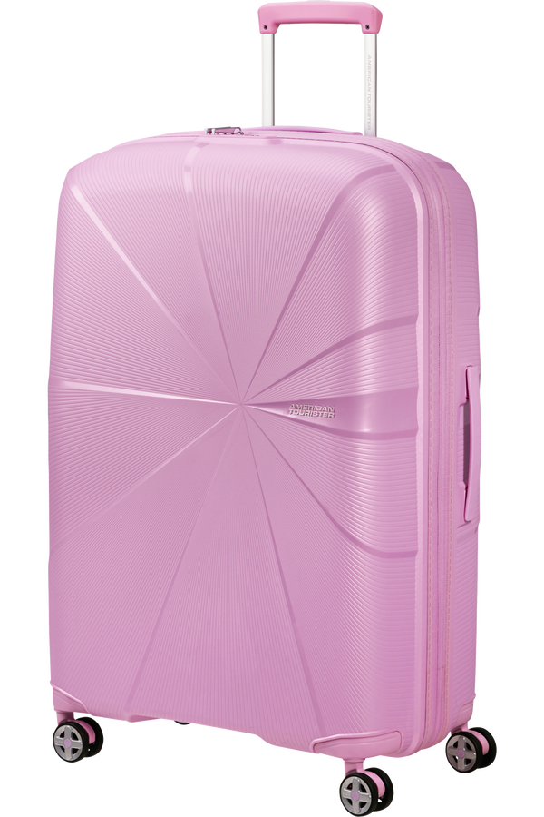 American Tourister StarVibe Spinner Expandable TSA 77cm  Metallic Pastel Lavender