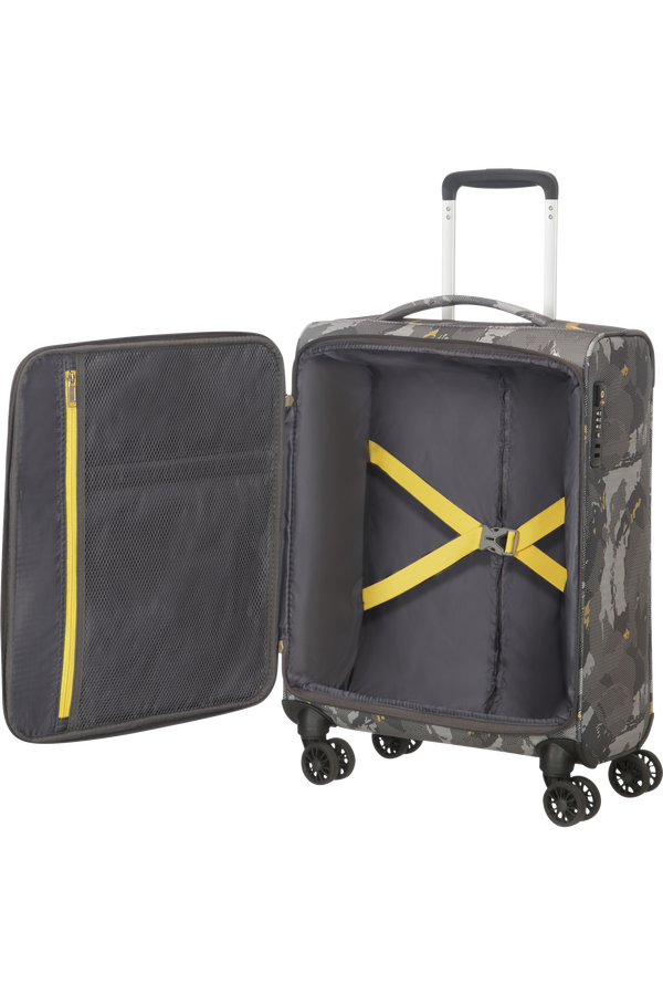 American Tourister Matchup Spinner Print TSA 55cm  Camo Grey