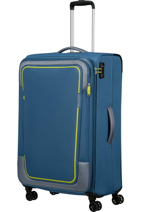American Tourister Pulsonic Spinner Expandable 81 cm  Coronet Blue