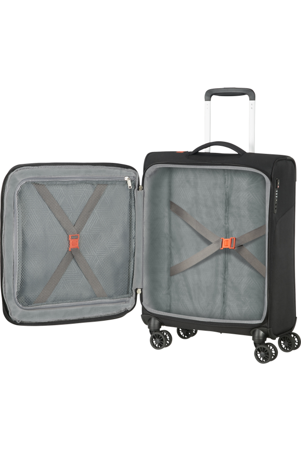 American Tourister Summerfunk Spinner Exp TSA 55cm  Black