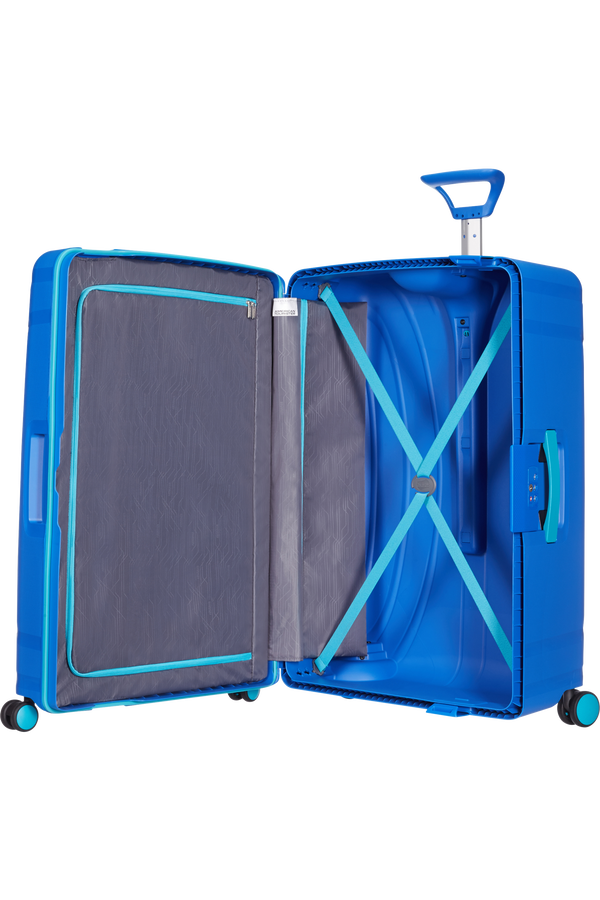 American Tourister Lock'n'Roll 4-wheel Spinner 75cm large suitcase Skydiver Blue