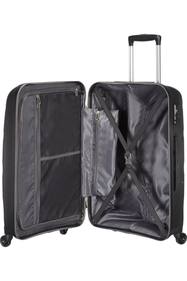 American Tourister Bon Air 4-wheel Spinner 66cm medium suitcase Black American Tourister Bon Air 4-wheel Spinner 66cm medium suitcase Black