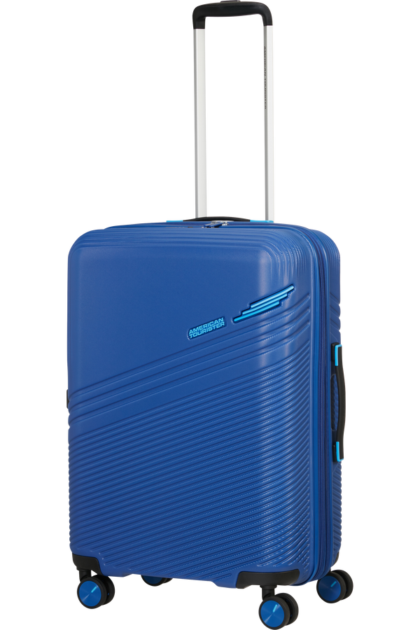 American Tourister Triple Trace Spinner TSA Expandable 67cm  Navy/Blue