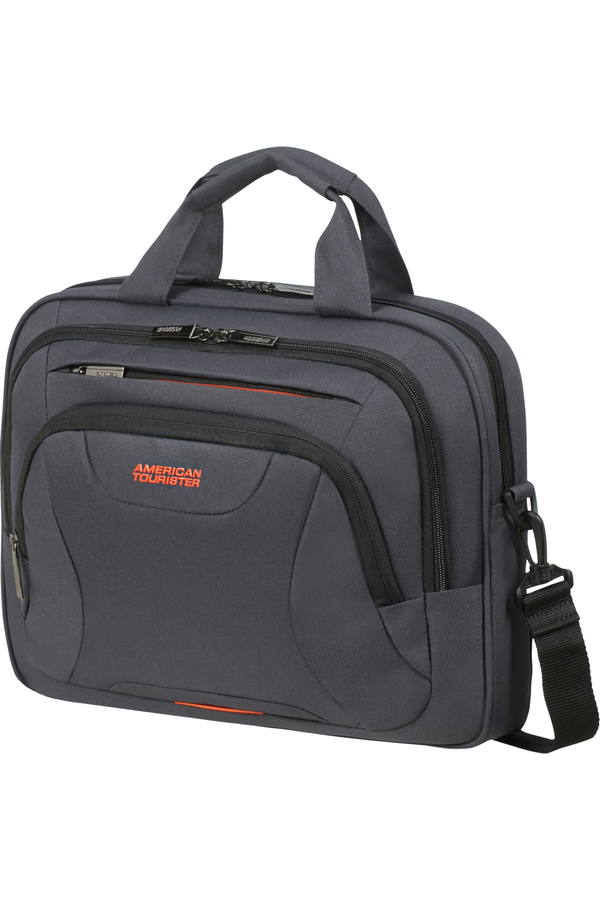 American Tourister At Work Laptop Bag  13.3-14.1inch Grey/Orange