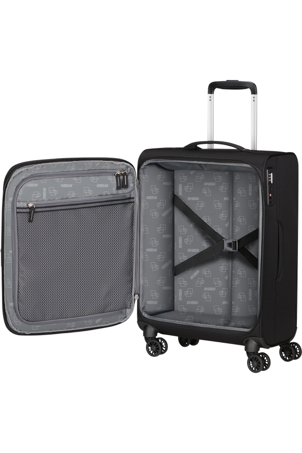 American Tourister Aerospin Spinner Expandable S  Black