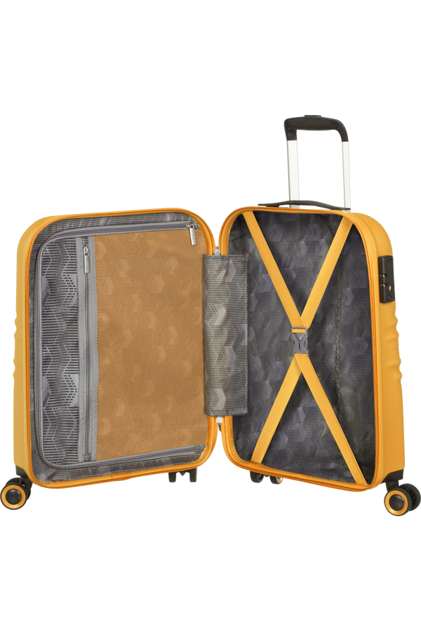 American Tourister Wavetwister Spinner TSA 55cm  Sunset Yellow