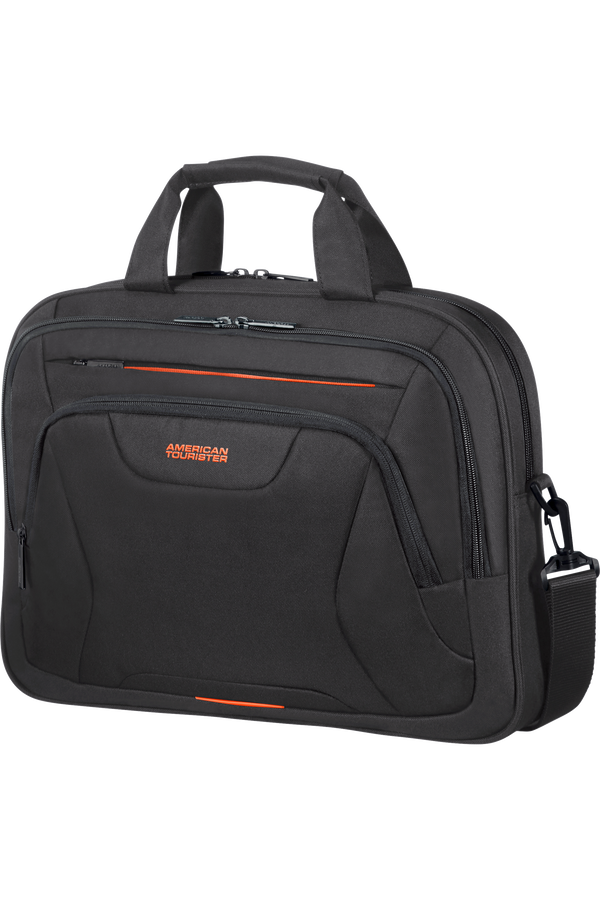 American Tourister At Work Laptop Bag  15.6inch Black/Orange American Tourister At Work Laptop Bag  15.6inch Black/Orange