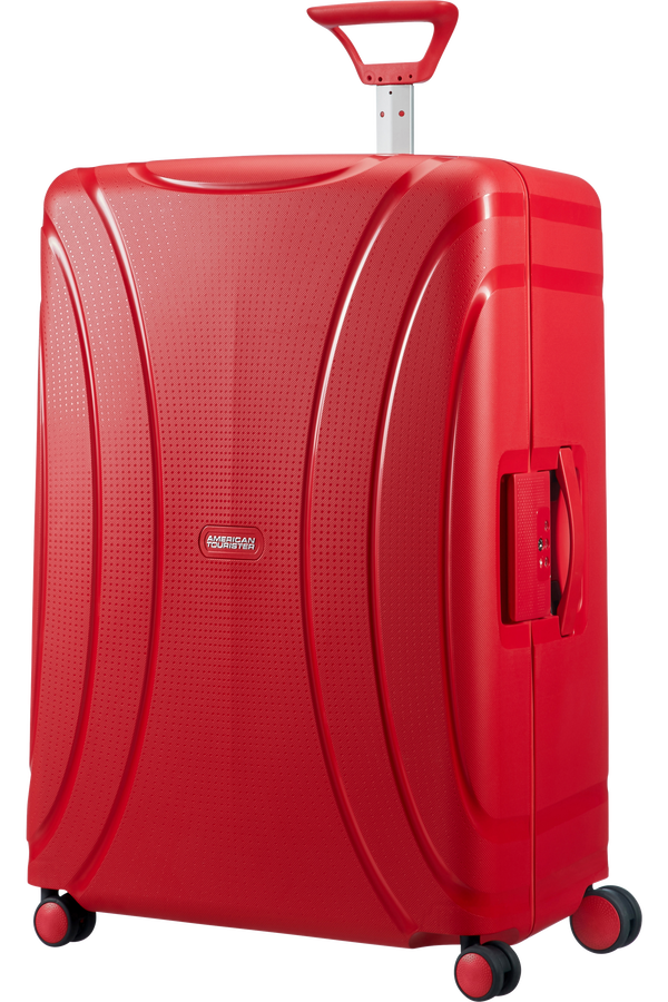 American Tourister Lock'n'Roll 4-wheel 75cm large Spinner suitcase Formula Red