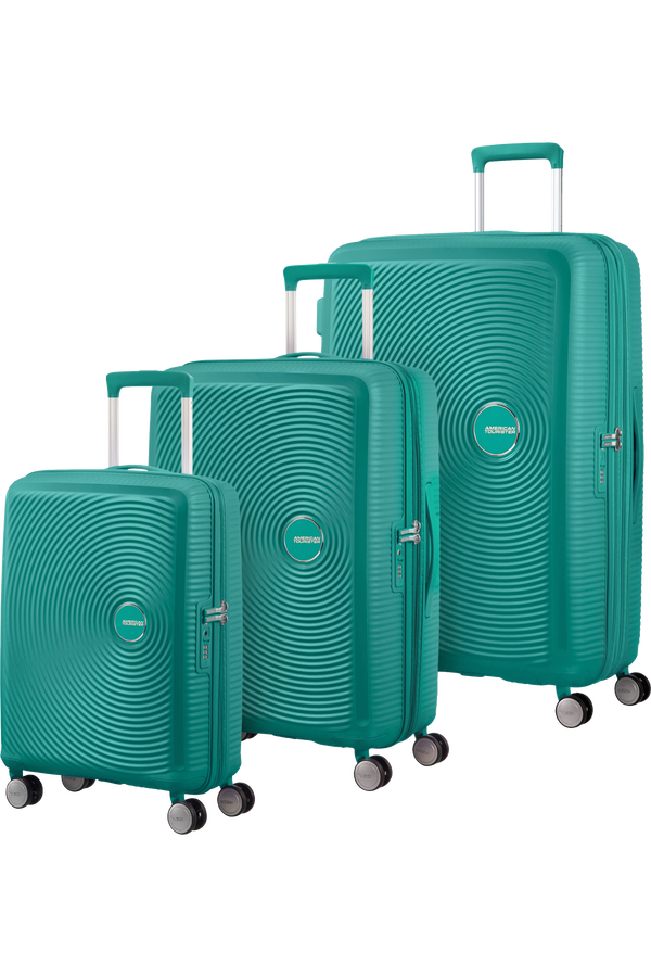 American Tourister Soundbox 3 PC Set A  Forest Green