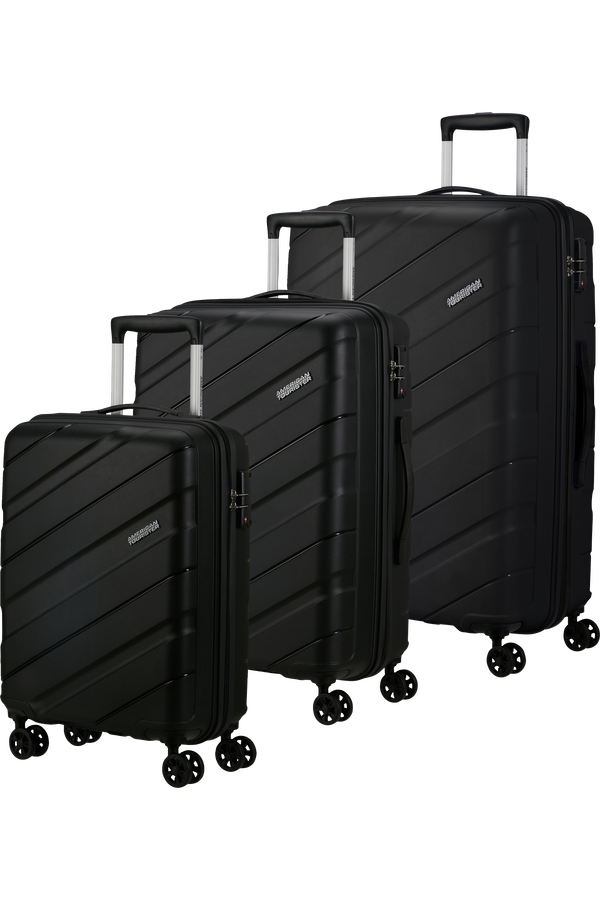 American Tourister Jetdriver 3.0 3 PC SET A  Black
