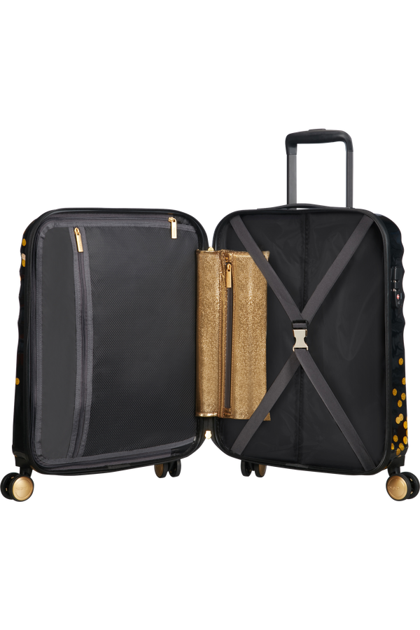 American Tourister Wavebreaker Spinner 55cm  Confetti Black