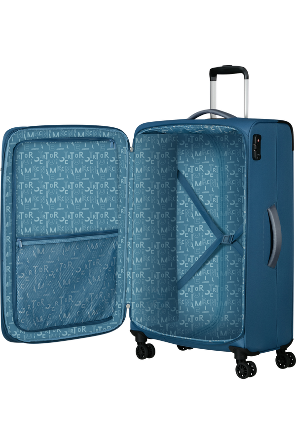 American Tourister Pulsonic Spinner Expandable 81 cm  Coronet Blue