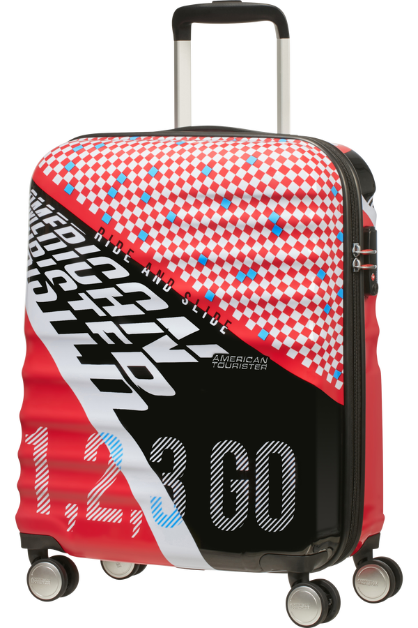 American Tourister Wavebreaker Spinner 55cm  Retro Racer