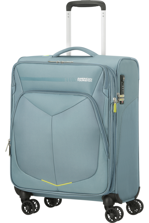 American Tourister Summerfunk Spinner Exp TSA 55cm  Metal Grey American Tourister Summerfunk Spinner Exp TSA 55cm  Metal Grey