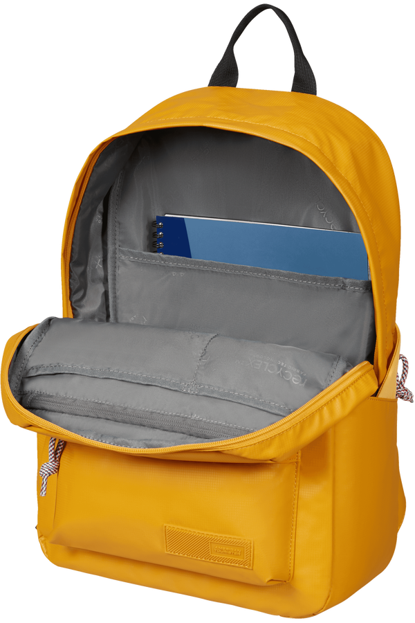 American Tourister Upbeat Pro Backpack Zip Coated  Yellow