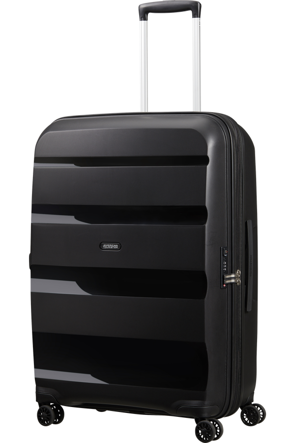 American Tourister Bon Air Dlx Spinner TSA Expandable 75cm  Black American Tourister Bon Air Dlx Spinner TSA Expandable 75cm  Black