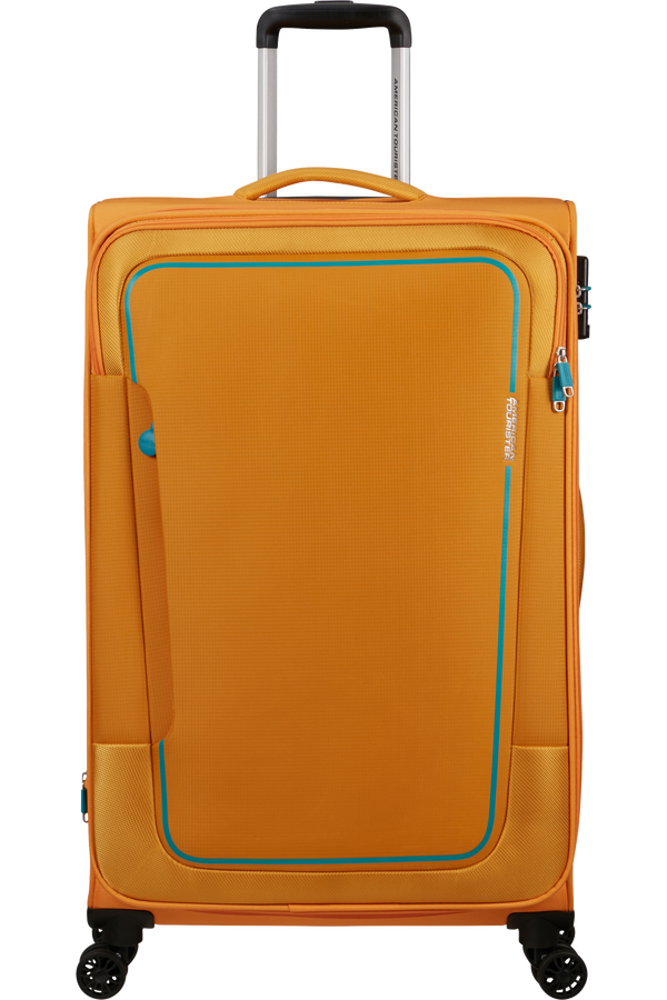 American Tourister Pulsonic Spinner Expandable 81cm  Sunset Yellow