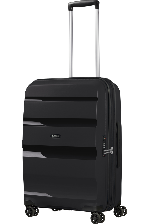 American Tourister Bon Air Dlx Spinner TSA Expandable 66cm  Black American Tourister Bon Air Dlx Spinner TSA Expandable 66cm  Black